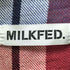 ミルクフェド MILKFED. BACK LOGO PLAID DRESS レディース FREE