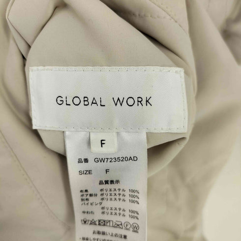 グローバルワーク GLOBAL WORK リバーシブル キルトブルゾン レディース FREE