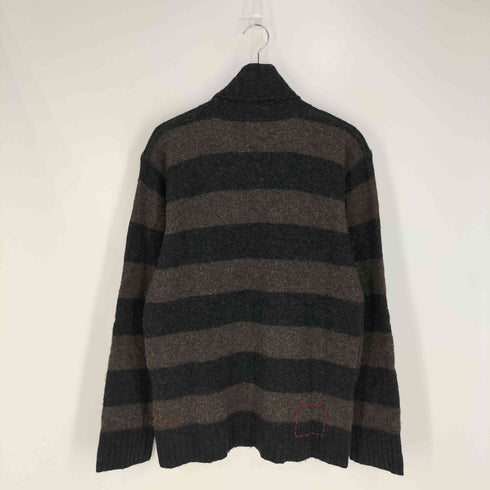 リーバイス Levis REDTAB フロント アニマルデザイン タートルネック ボーダーニット メンズ import:L