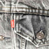 リーバイス Levis 80-90s USA製 ボタン裏527刻印 ブラックデニムジャケット メンズ