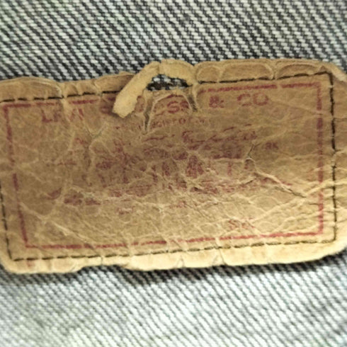 リーバイス Levis 80-90s USA製 ボタン裏527刻印 ブラックデニムジャケット メンズ