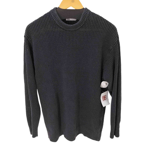 ザラ ZARA コットンニットセーター メンズ 40