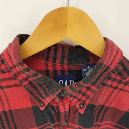 ギャップ Gap 90S バッファローチェック フランネル L/S BDシャツ メンズ JPN:XL