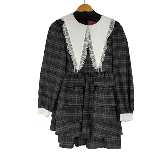 ジェイミーエーエヌケー jamie レースフリルワンピース レディース M