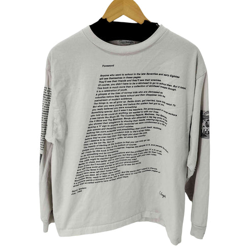 フラグスタフ F-LAGSTUF-F 21SS L/S ブランドロゴプリント コットンTシャツ メンズ JPN:L