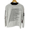 フラグスタフ F-LAGSTUF-F 21SS L/S ブランドロゴプリント コットンTシャツ メンズ JPN:L