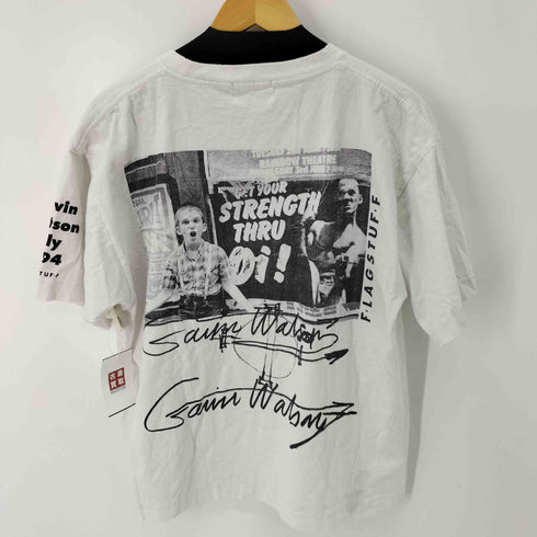 フラグスタフ F-LAGSTUF-F 21SS S/S ブランドロゴ プリントTシャツ メンズ JPN:L