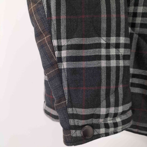 バーバリーロンドン BURBERRY LONDON ノバチェック キルティングシャツジャケット メンズ JPN:M