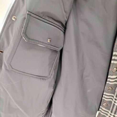 バーバリーロンドン BURBERRY LONDON ノバチェック キルティングシャツジャケット メンズ JPN:M