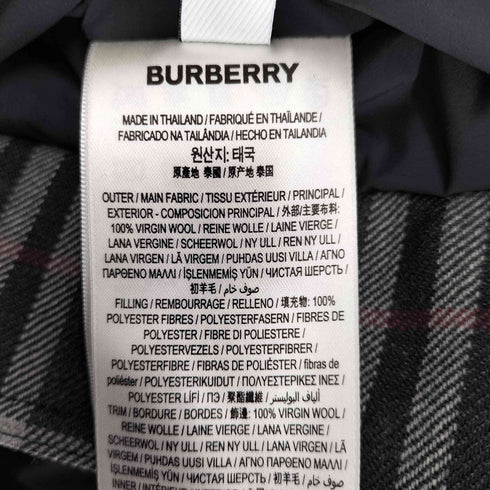 バーバリーロンドン BURBERRY LONDON ノバチェック キルティングシャツジャケット メンズ JPN:M