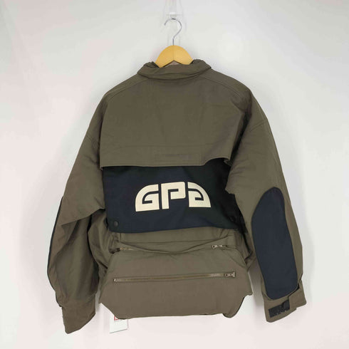 GPA ライナー付き エルボーパッチ クッション ジップアップジャケット メンズ import:L