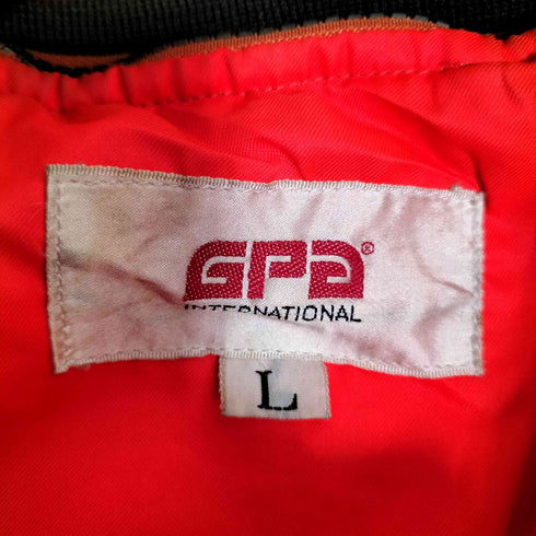 GPA ライナー付き エルボーパッチ クッション ジップアップジャケット メンズ import:L