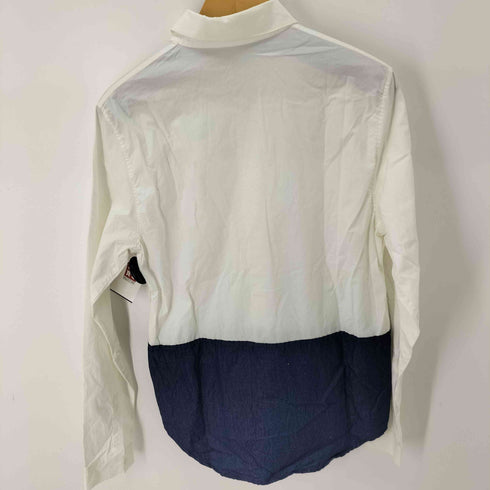 ジェイダブリューアンダーソン JW ANDERSON L/S異素材切替ボタンダウンシャツ メンズ US 36