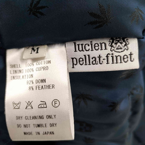 ルシアンペラフィネ Lucien Pellat-Finet ダメージ加工 スカルプリントダウンジャケット メンズ JPN:M