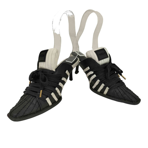 イエロー YELLO MONOCHROME SNEAKER MULES レディース JPN:M