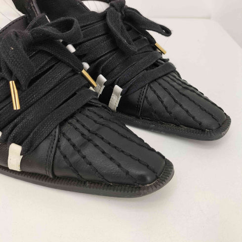 イエロー YELLO MONOCHROME SNEAKER MULES レディース JPN:M