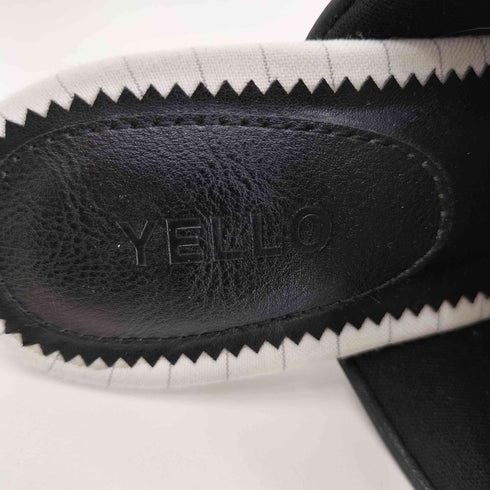 イエロー YELLO MONOCHROME SNEAKER MULES レディース JPN:M