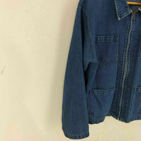 ヴォルコム VOLCOM USA製 Denim Zip up Jacket デニムジップアップジャケット メンズ import:XL