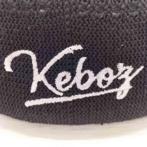 ケボズ KEboz ロゴ刺繍 メッシュハンチングキャップ メンズ