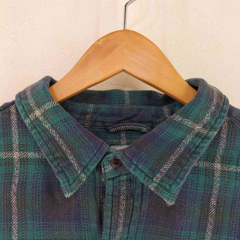 ギャップ Gap OLD チェック フランネルシャツ メンズ import:L