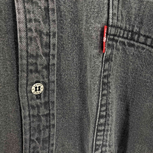 リーバイス Levis ブラック デニムシャツ メンズ import:XL
