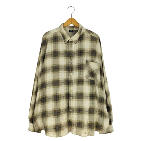 NEEDS ボタンダウン ネルチェックシャツ メンズ 2XL