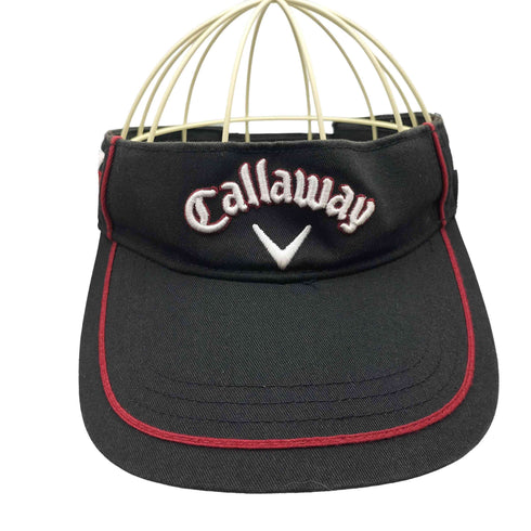 キャロウェイ Callaway ロゴ 刺繍 RAZR HEX BLACK TOUR ゴルフ サンバイザー キャップ メンズ ONE SIZE