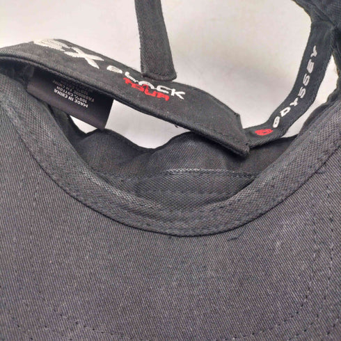 キャロウェイ Callaway ロゴ 刺繍 RAZR HEX BLACK TOUR ゴルフ サンバイザー キャップ メンズ ONE SIZE
