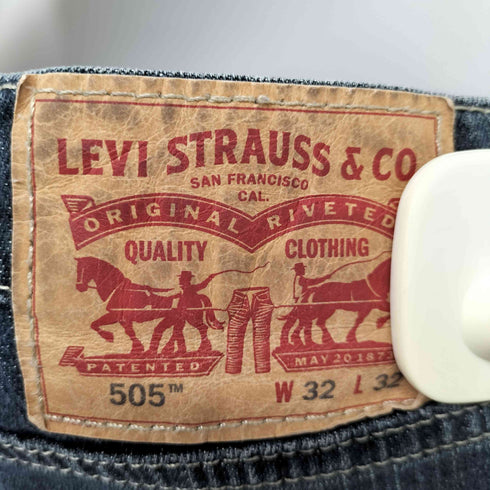 リーバイス Levis 505 インディゴ テーパードデニムパンツ メンズ W32 L32