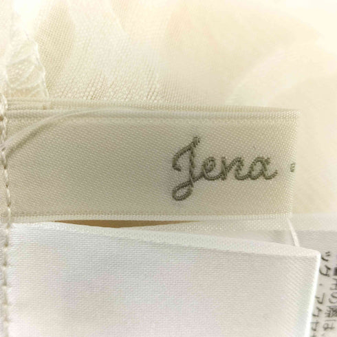 Jena espace merveilleux リーフシアージャガードロングスリーブワンピース レディース FREE