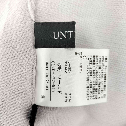 アンタイトル UNTITLED 前後2WAY フレンチスリーブニット レディース JPN:2