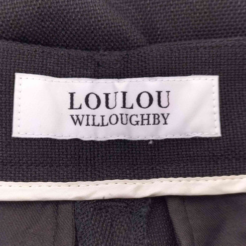ルルウィルビー LOULOU WILLOUGHBY ブライトリネンテーパードパンツ レディース 2