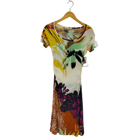 エトロ ETRO マルチカラー フローラル ドレスワンピース レディース EUR:40