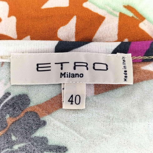 エトロ ETRO マルチカラー フローラル ドレスワンピース レディース EUR:40
