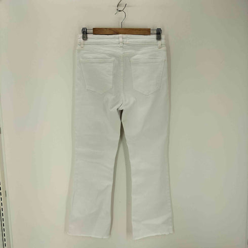 ザラ ZARA カットオフ フレアデニムパンツ レディース EUR:40-42
