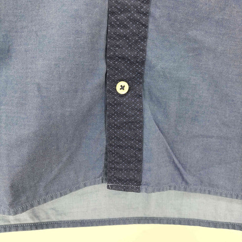 トミーヒルフィガー TOMMY HILFIGER ロゴ刺繍 切替ボタンダウンシャツ メンズ S