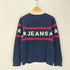 トミーヒルフィガーデニム TOMMY HILFIGER DENIM フロントロゴクルーネックニット メンズ S