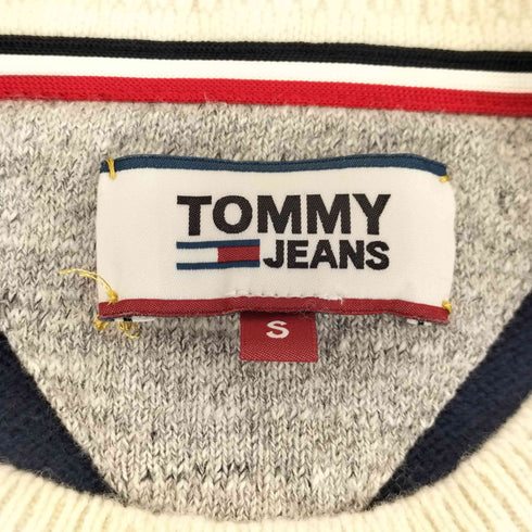 トミーヒルフィガーデニム TOMMY HILFIGER DENIM フロントロゴクルーネックニット メンズ S