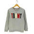 トミージーンズ tommy jeans ロゴ ワッペン クルーネック スウェット メンズ S