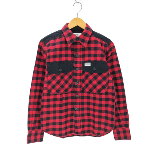 トミー TOMMY エルボーパッチネルシャツ メンズ S