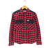 トミー TOMMY エルボーパッチネルシャツ メンズ S