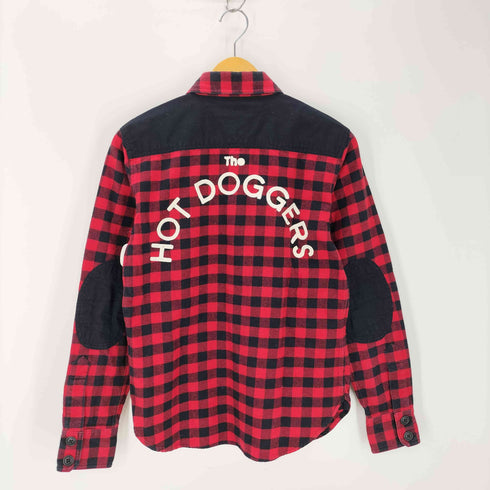 トミー TOMMY エルボーパッチネルシャツ メンズ S