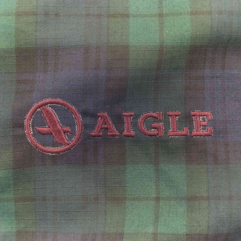 エーグル AIGLE タータンチェック ナイロン バックパック レディース