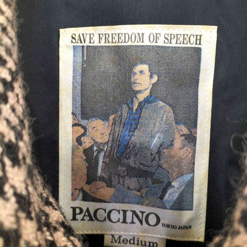 PACCINO 千鳥格子 メルトンスウィングトップ メンズ JPN:M