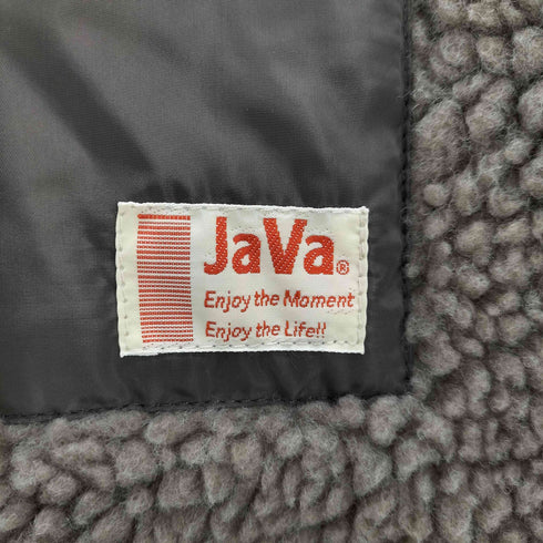 ジャバ JaVa もこもこボアに包まれて フーディージップアップロングコート レディース JPN:M