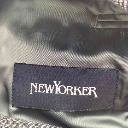 ニューヨーカー NEWYORKER ヘリンボーンテーラードジャケット メンズ A5