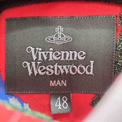 ヴィヴィアンウエストウッドマン Vivienne Westwood MAN ORN PAPER ORB クラッシックシャツ メンズ EUR:48