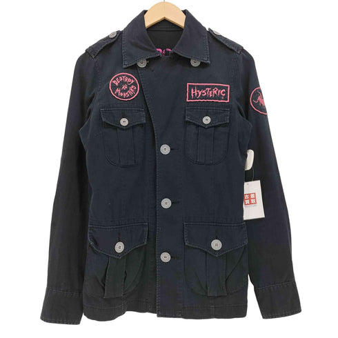 ヒステリックグラマー HYSTERIC GLAMOUR DESTROY ALL MONSTERS ワッペン エポレット コットン ミリタリー ジャケット ユニセックス メンズ FREE