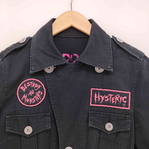 ヒステリックグラマー HYSTERIC GLAMOUR DESTROY ALL MONSTERS ワッペン エポレット コットン ミリタリー ジャケット ユニセックス メンズ FREE