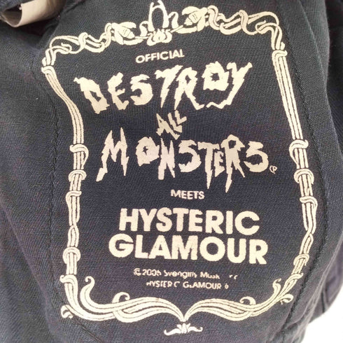 ヒステリックグラマー HYSTERIC GLAMOUR DESTROY ALL MONSTERS ワッペン エポレット コットン ミリタリー ジャケット ユニセックス メンズ FREE